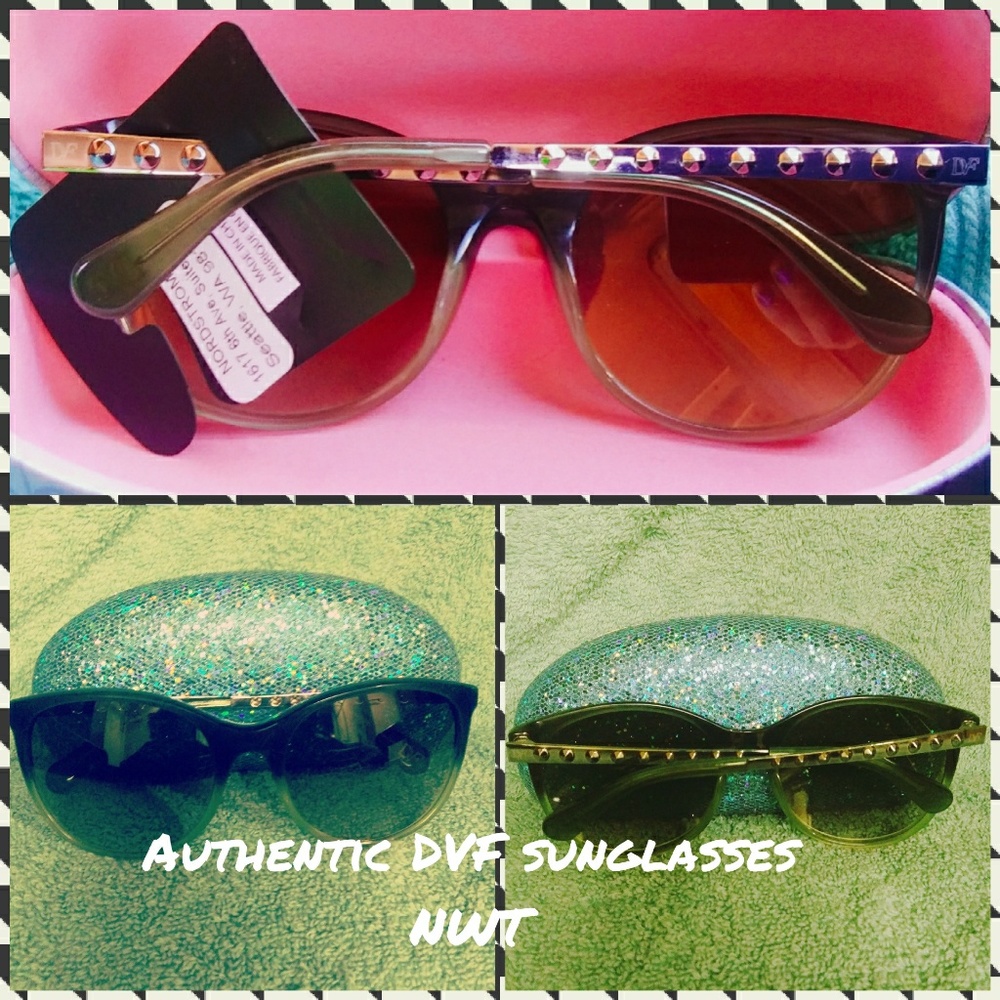 Diane Von Furstenberg chic sunglasses